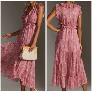 NWT Misa Los Angeles Pink Floral Dress